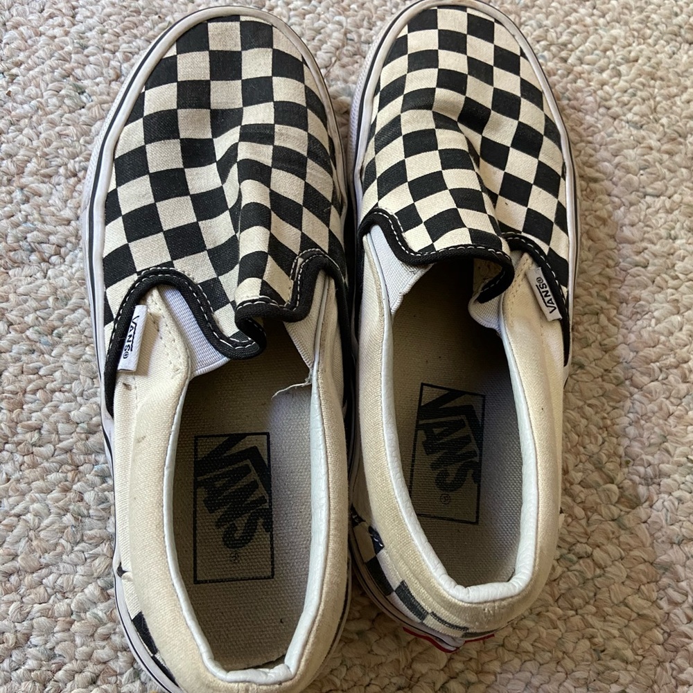 Checkered Board Slip on Vans